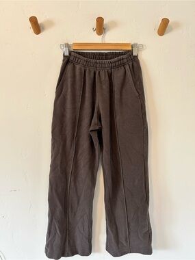 Big Bud Press Many Colors Brown Wide Leg Sweatpants Sz XXS 100% Cotton